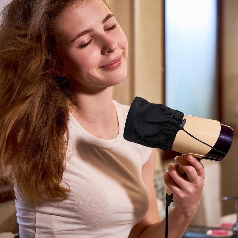 PKRFCJ Diffuser Sock for Hair Dryer Curly Hair, Foldable Travel Diffuser Hair Dryer Attachment, for Curly and Wavy Hair, Fits Most Standard Size Hair Dryers (Silver) - Image 2